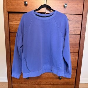 Janji Women's Periwinkle Blue Crewneck Sweatshirt